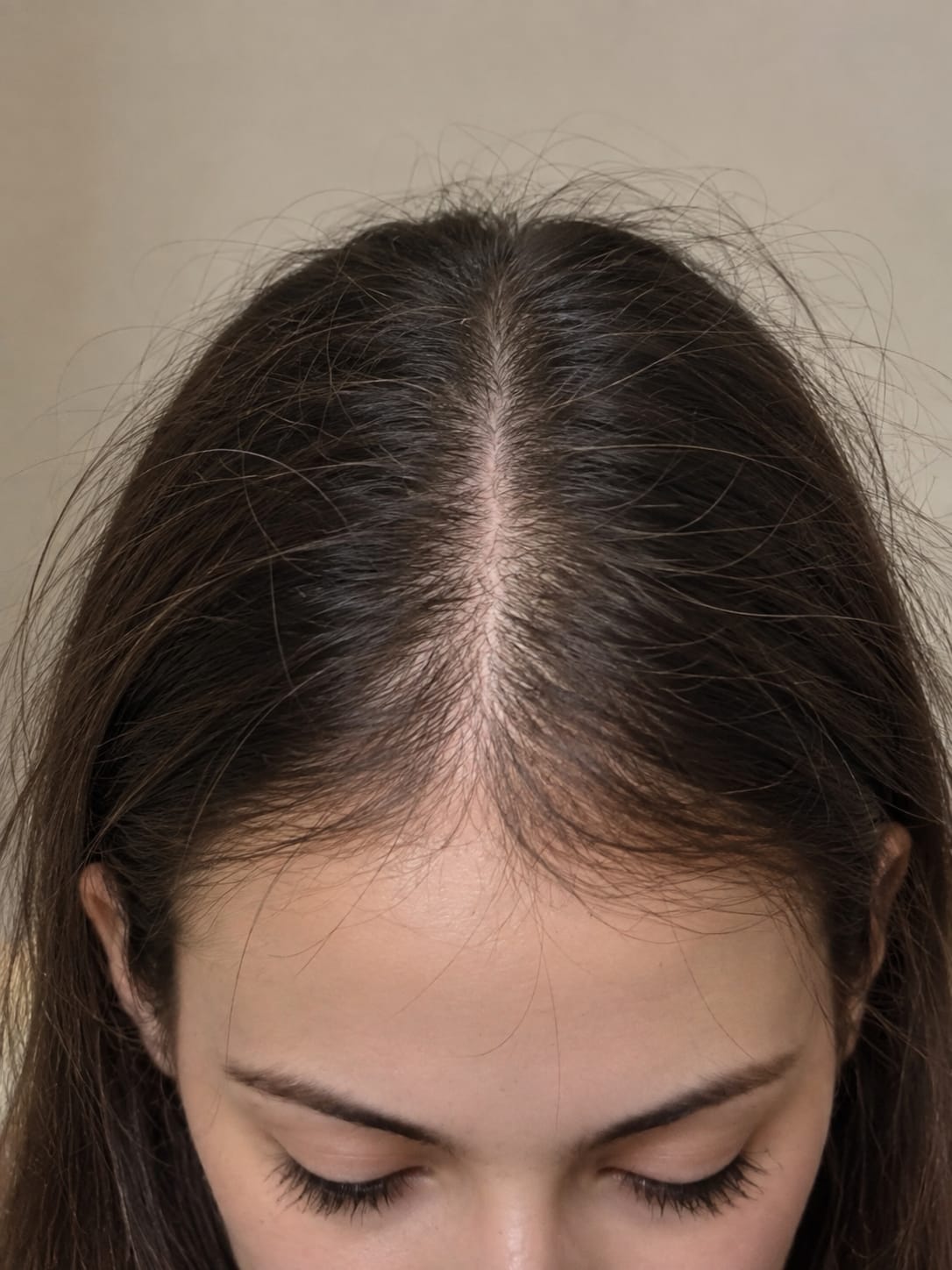 Before hair care result